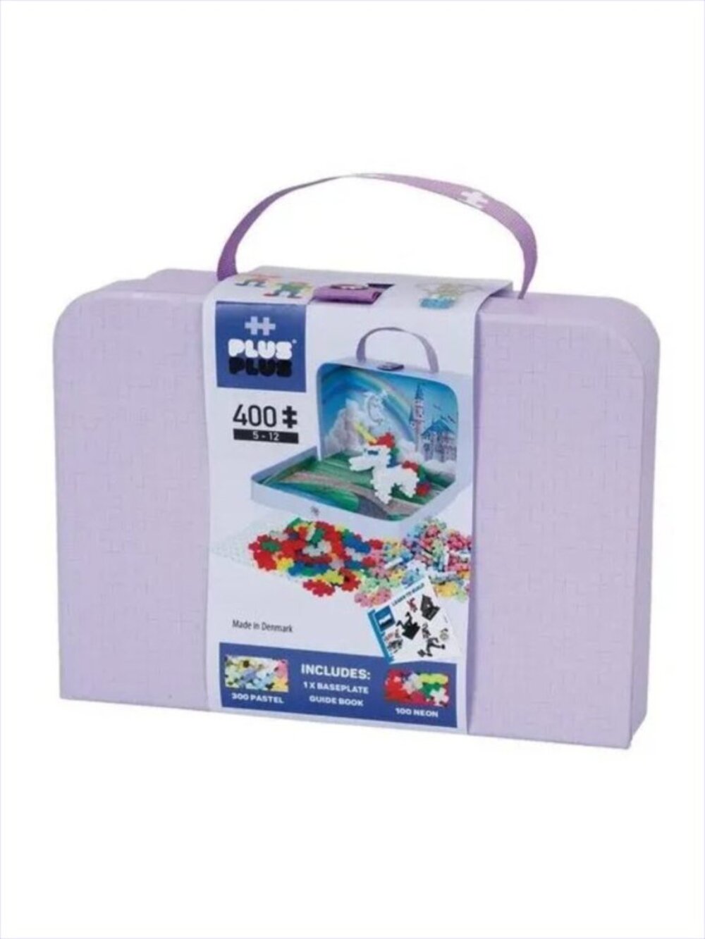 Plus-Plus Pastel 400 pieces Unicorn Fairy Tale Suitcase New Sealed Age 5+
